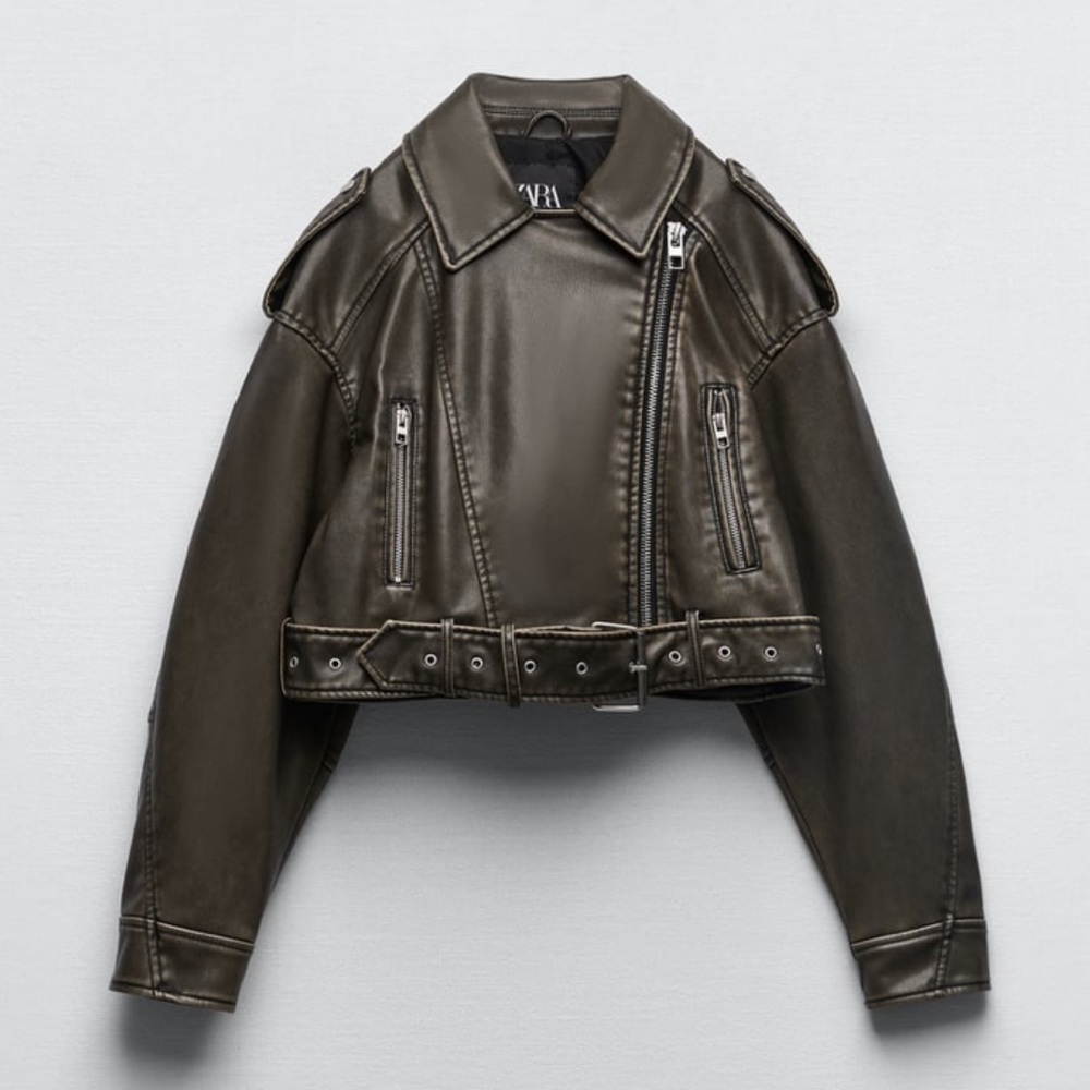 Zara Faux Leather Jacket
